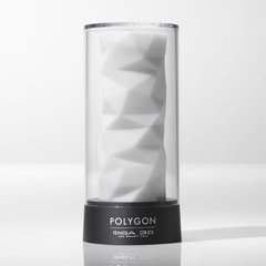 Мастурбатор Tenga 3D Polygon, дуже ніжний, з антибактеріального еластомеру зі сріблом