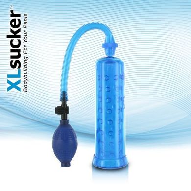 Вакуумная помпа XLsucker Penis Pump Blue для члена длиной до 18см, диаметр до 4см