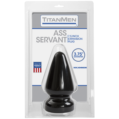 Пробка для фістінгу Doc Johnson Titanmen Tools - Butt Plug 3.75 Inch Ass Servant, діаметр 9,4см