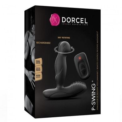 Массажеры простаты Dorcel P-Swing с вращающейся головкой, пультом ДУ и подогревом