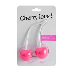 Вагінальні кульки Love To Love CHERRY LOVE, діаметр 3,5 см, вага 77гр