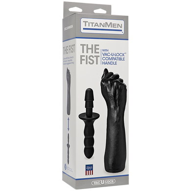 Кулак для фистинга Doc Johnson Titanmen The Fist with Vac-U-Lock Compatible Handle, диаметр 7,6см