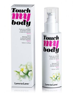 Масажний гель і лубрикант 2-в-1 Love To Love TOUCH MY BODY Monoi (100 мл) зволожуючий