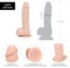 Фаллоимитатор ADDICTION - Mark 7.5" Dildo With Balls, Beige