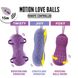 Вагінальні кульки з масажем і вібрацією FeelzToys Motion Love Balls Jivy з пультом дистанційного кер