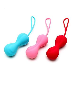 Вагинальные шарики Satisfyer Power Balls (3 пары), диаметр 3,4см, вес 60-76-92гр, с шариком внутри