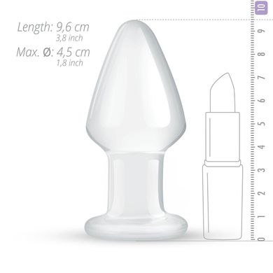 Скляна анальна пробка Gildo Glass Buttplug No. 25