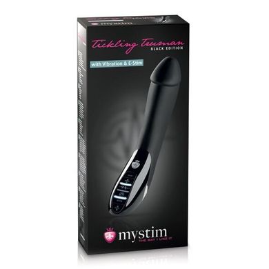 Вибратор с электростимуляцией Mystim Tickling Truman eStim Black, миостимулятор