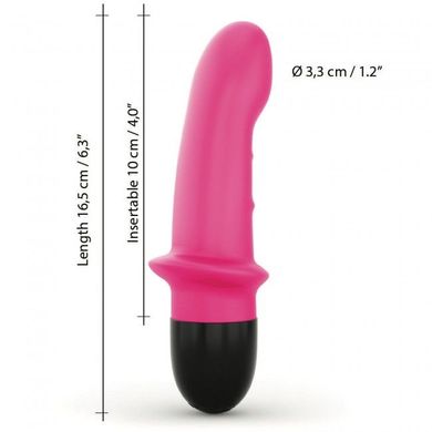 Вибратор Dorcel Mini Lover Magenta 2.0 перезаряжаемый, для точки G и массажа простаты