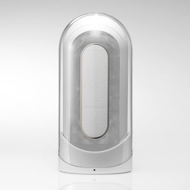 Мастурбатор Tenga Flip Zero Electronic Vibration White, изменяемая интенсивность, раскладной