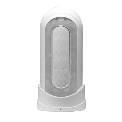 Мастурбатор Tenga Flip Zero Electronic Vibration White, изменяемая интенсивность, раскладной