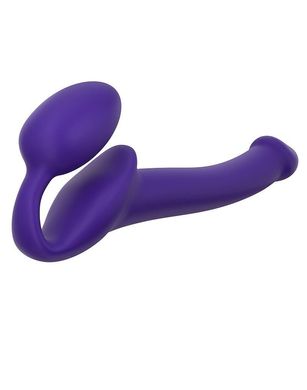 Безремневой страпон Strap-On-Me Violet S, полностью регулируемый, диаметр 2,7см