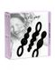 Набір анальних іграшок Satisfyer Plug black (set of 3) — Booty Call, макс. діаметр 3 см