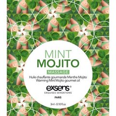 Пробник массажної олії EXSENS Mojito 3мл