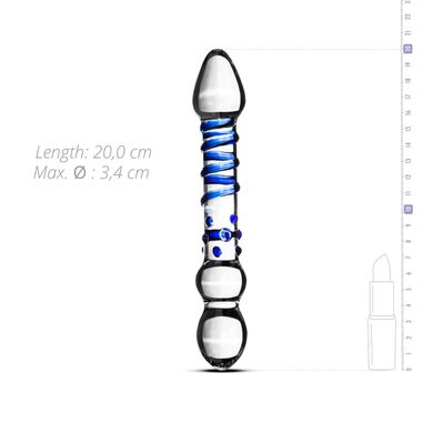 Скляний ділдо Gildo Glass Dildo No. 21