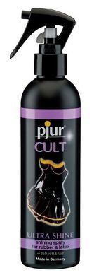 Спрей для догляду за одягом із гуми та латексу pjur Cult Ultra Shine 250 мл, надає блиску