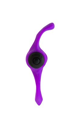 Эрекционное виброкольцо Adrien Lastic Lingus MAX Violet с язычком для стимуляции клитора