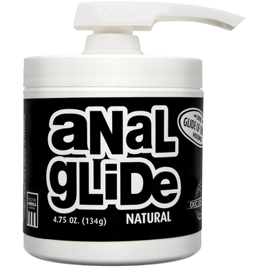 Анальний лубрикант на масляній основі Doc Johnson Anal Glide Natural (134 гр) тривале ковзання