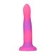 Светящийся в темноте фаллоимитатор ADDICTION Rave 8″ Glow in the Dark Dildo Pink Purple, 20,3 см