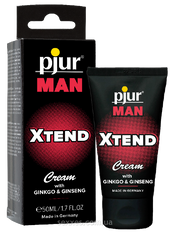 Крем для пеніса стимулювальний pjur MAN Xtend Cream 50 ml, з екстрактом гінкго та женьшеню