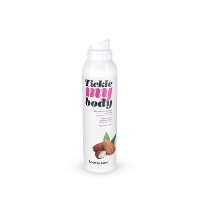 Масажна піна Love To Love Tickle my body Sweet almonds (150 мл), зволожувальна