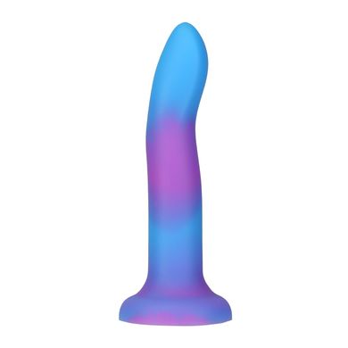 Фалоімітатор, що світиться в темряві, ADDICTION Rave 8″ Glow in the Dark Dildo Blue Purple, 20,3 см