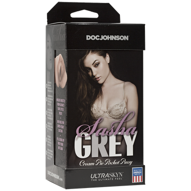 Мастурбатор вагіна Doc Johnson Sasha Grey - Ultraskyn Cream Pie Pocket