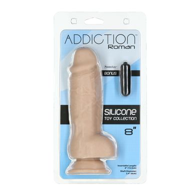 Реалістичний фалоімітатор ADDICTION Roman 8″ Girthy Dong, довжина 22 см, діаметр 6 см