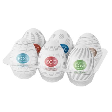 Набір яєць-мастурбаторів Tenga Egg New Standard Pack (6 яєць)