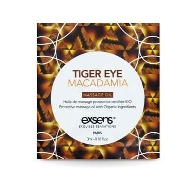 Пробник массажного масла EXSENS Tiger Eye Macadamia 3мл