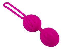 Вагінальні кульки Adrien Lastic Geisha Lastic Balls BIG Magenta (L), діаметр 4 см, вага 90 г