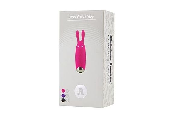 Вібропуля Adrien Lastic Pocket Vibe Rabbit Pink зі стимулюючими вушками