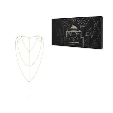 Ланцюжок для спини Bijoux Indiscrets Magnifique Back and Cleavage Chain - Gold, прикраса для тіла