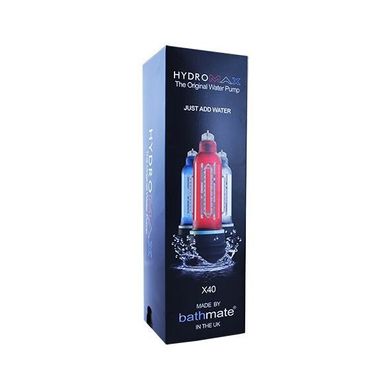 Гидропомпа Bathmate Hydromax 9 Red (X40), для члена длиной от 18 до 23см, диаметр до 5,5см