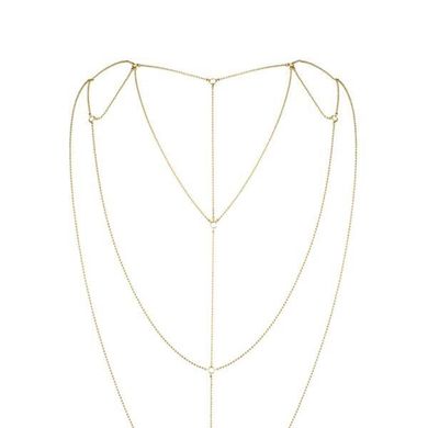 Цепочка для спины Bijoux Indiscrets Magnifique Back and Cleavage Chain - Gold, украшение для тела