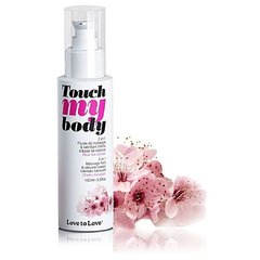 Масажний гель і лубрикант 2-в-1 Love To Love TOUCH MY BODY Cherry Blossom (100 мл) зволожуючий