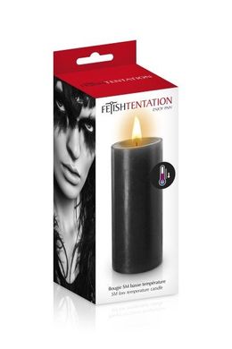 БДСМ cвеча низкотемпературная Fetish Tentation SM Low Temperature Candle Black