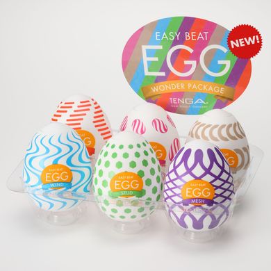 Набор яиц-мастурбаторов Tenga Egg Wonder Pack (6 яиц)