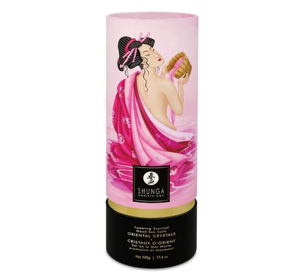 Сіль для ванни Shunga Oriental Crystals Bath Salts – Aphrodisia (500 г), сіль Мертвого моря