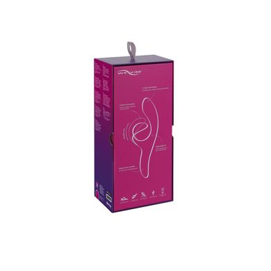 Смарт вибратор-кролик We-Vibe Nova Fuchsia, эргономичный, регулируемый угол наклона ствола