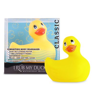 Вибромассажер уточка I Rub My Duckie - Classic Yellow v2.0, скромняжка