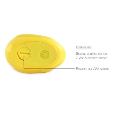 Вібромасажер качечка I Rub My Duckie - Classic Yellow v2.0, скромняжка