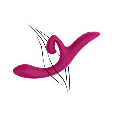 Смарт вибратор-кролик We-Vibe Nova Fuchsia, эргономичный, регулируемый угол наклона ствола