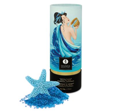 Сіль для ванни Shunga Oriental Crystals Bath Salts – Ocean Breeze (500 г), сіль Мертвого моря