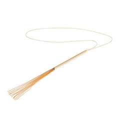 Цепочка плеть на шею Bijoux Indiscrets MAGNIFIQUE Necklace Whip - Gold, украшение для тела