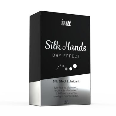 Ультра-густий силіконовий лубрикант Intt Silk Hands (15 мл) з матовим ефектом, шовковистий ефект