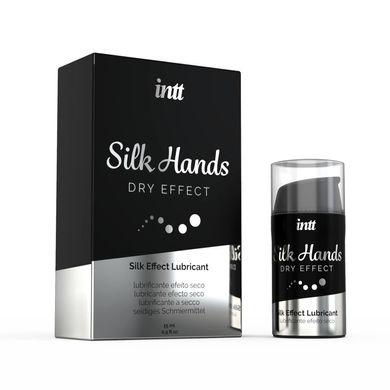 Ультра-густий силіконовий лубрикант Intt Silk Hands (15 мл) з матовим ефектом, шовковистий ефект