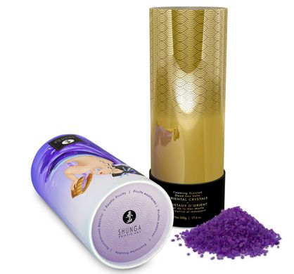 Соль для ванны Shunga Oriental Crystals Bath Salts – Exotic Fruits (500 г), соль Мертвого моря