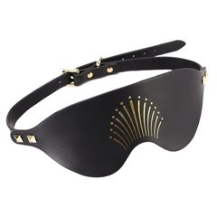 Роскошная маска на глаза Zalo Blindfolds Black