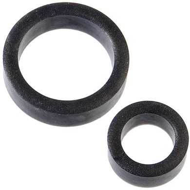 Набір ерекційних кілець Doc Johnson Platinum Premium Silicone — The C-Rings — Charcoal